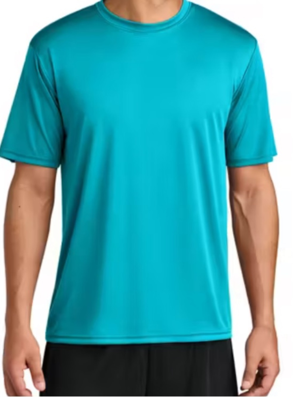 A4 Men's Moisture Wicking Athletic T-Shirt Blue M